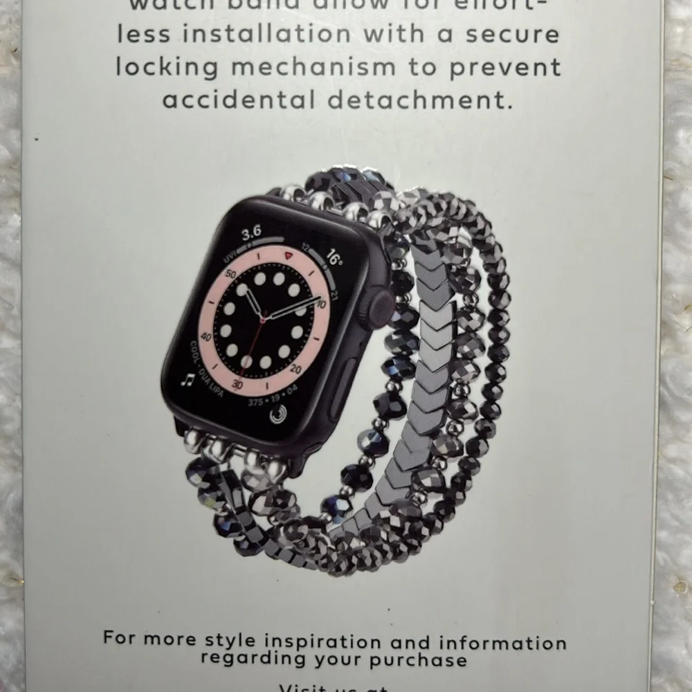 Royal Tech Beaded Band fits all wrist size compatible with Apple Watch 38/40/41M